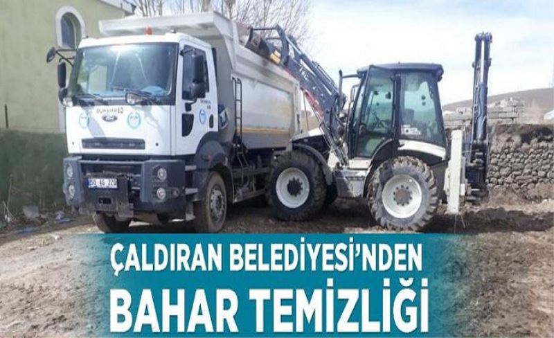 Çaldıran Belediyesi'nden bahar temizliği