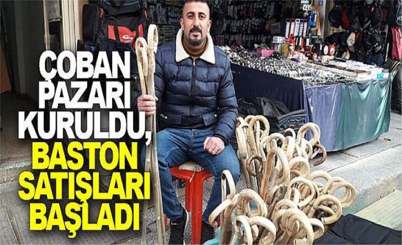 Çoban Pazarı kuruldu, baston satışları başladı