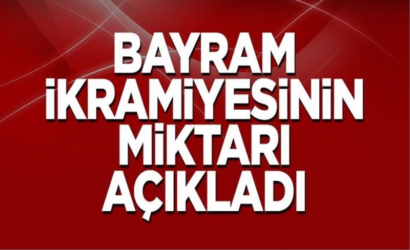 Cumhurbaşkanı Erdoğan bayram ikramiyesinin miktarını açıkladı