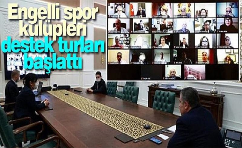 Engelli spor kulüpleri destek turları başlattı