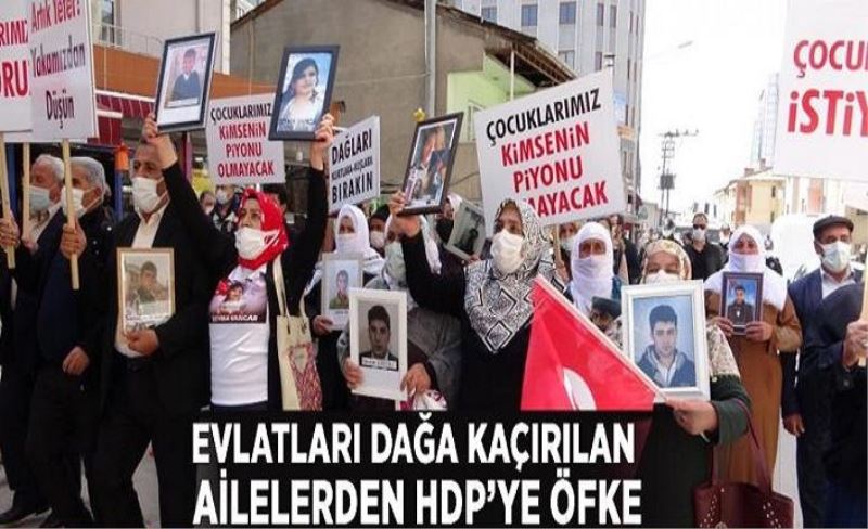 Evlatları dağa kaçırılan ailelerden HDP’ye öfke