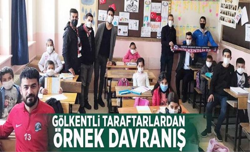 Gölkentli taraftarlardan örnek davranış