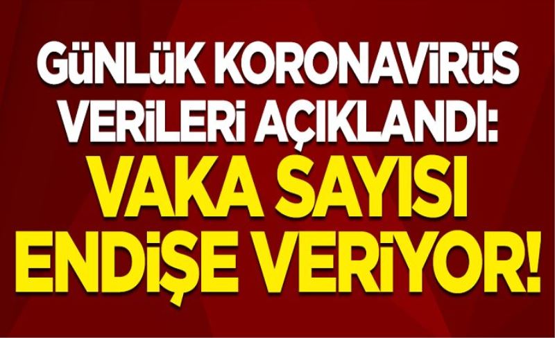 Günlük koronavirüs verileri açıklandı: Hala 50 bin'in üzerinde seyrediyor!