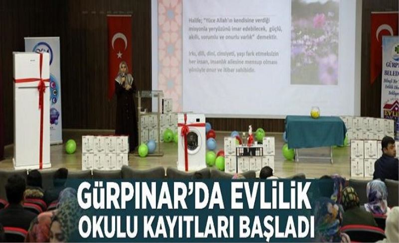 Gürpınar’da evlilik okulu kayıtları başladı