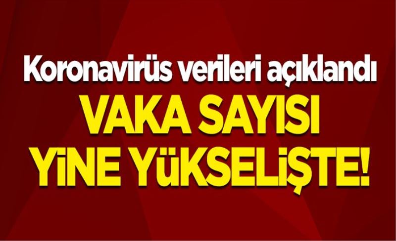 Koronavirüs verileri açıklandı: Vaka sayısı yine yükselişe geçti!