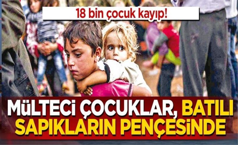 Mülteci çocuklar, Batılı sapıkların pençesinde!