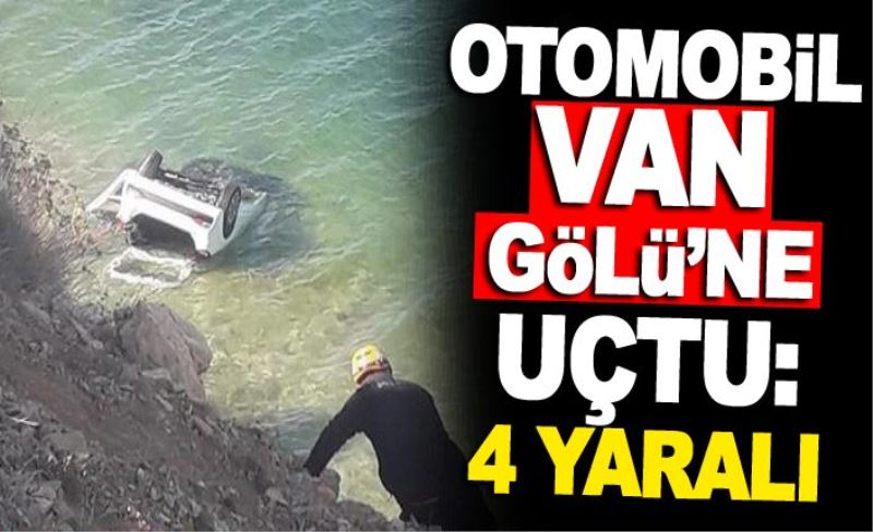 Otomobil Van Gölü’ne uçtu: 4 yaralı