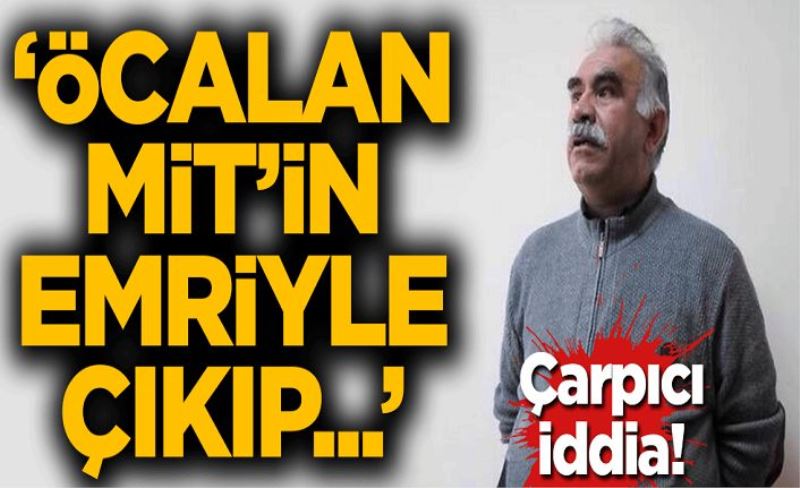 ÖCALAN ÇIKIP SİLAHLARI BIRAKIN DA DER!