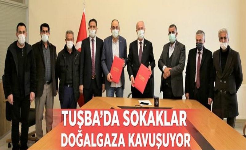 Tuşba’da sokaklar doğalgaza kavuşuyor