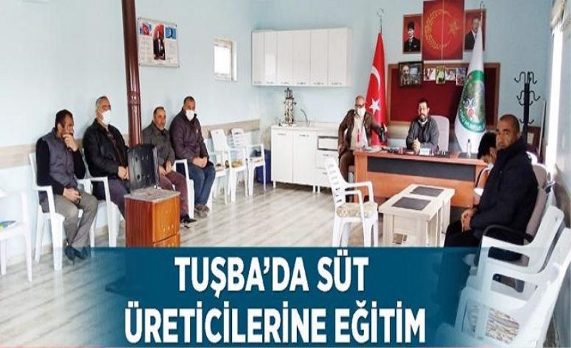 Tuşba’da süt üreticilerine eğitim