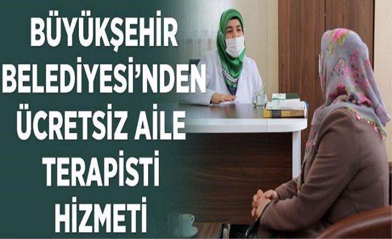 Van Büyükşehir Belediyesi'nden ücretsiz aile terapisti hizmeti