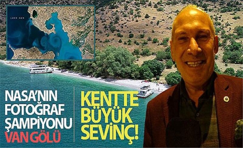 Van Gölü fotoğrafının birinci olması kentte büyük sevinç yaşattı