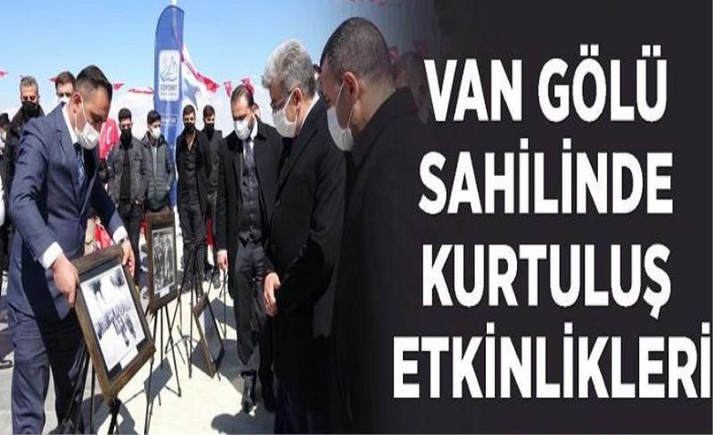 Van Gölü sahilinde kurtuluş etkinlikleri