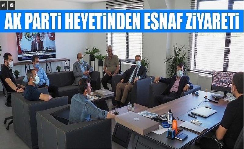 AK Parti heyetinden esnaf ziyareti