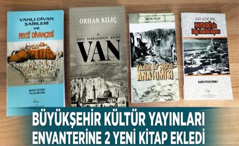 Büyükşehir kültür yayınları envanterine 2 yeni kitap ekledi