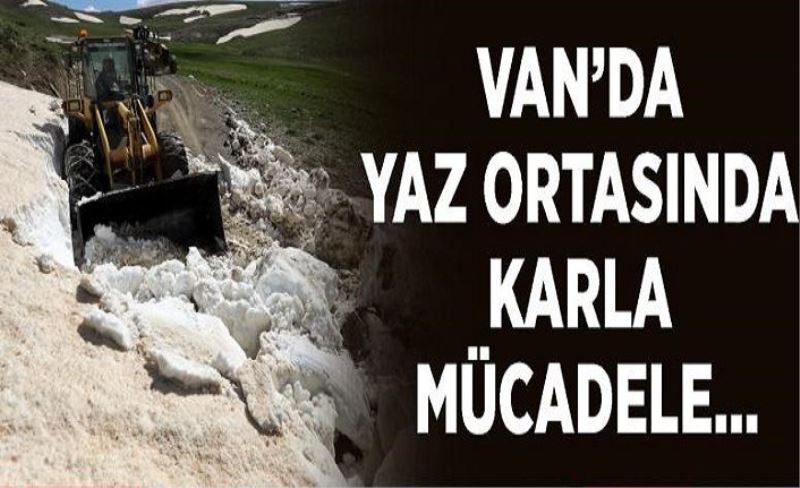 Büyükşehir’in karla mücadelesi devam ediyor