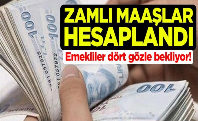 Emekliler dört gözle bekliyor! Zamlı maaşlar hesaplandı