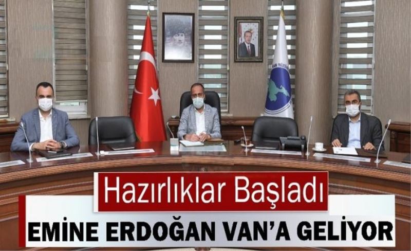 Emine Erdoğan, Van Gölü Sempozyumu için gelecek