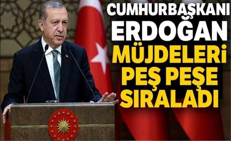 Erdoğan'dan esnafa, çiftciye destek müjdesi