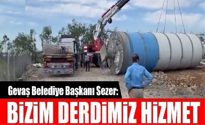 Gevaş Belediye Başkanı Sezer: Bizim derdimiz hizmet