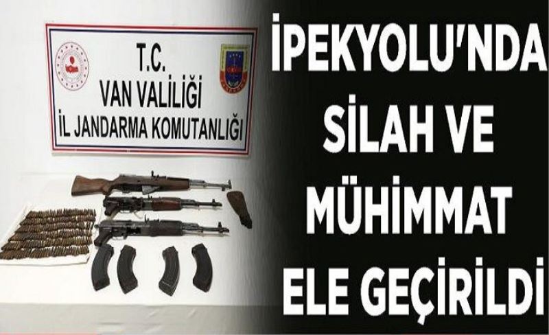 İpekyolu'nda silah ve mühimmat ele geçirildi