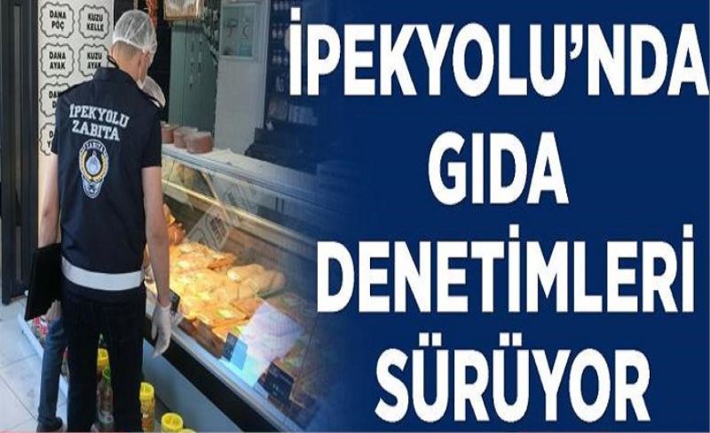 İpekyolu’nda gıda denetimleri sürüyor