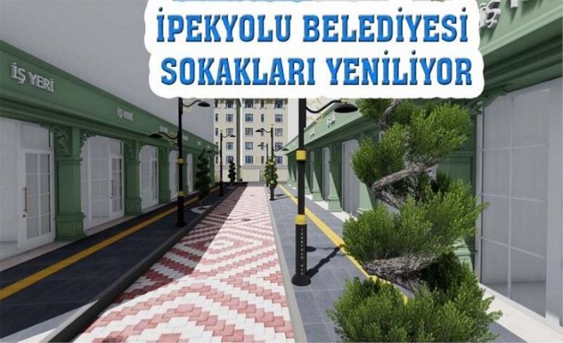 İpekyolu’ndaki sokaklar tek tek yenileniyor