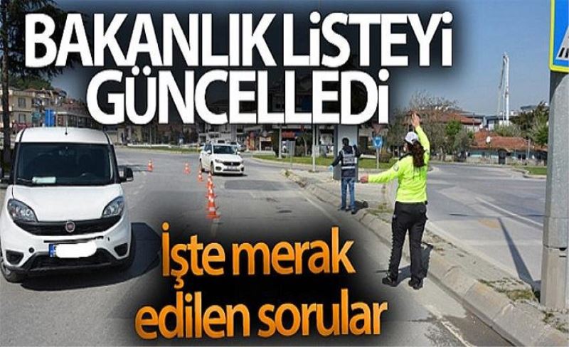 İşte merak edilen 24 soru? İçişleri Bakanlığı'nda tam kapanma güncellemesi!