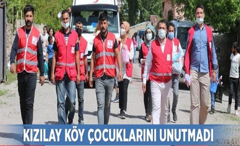 Kızılay köy çocuklarını unutmadı