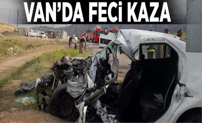 Van'da feci kaza: 1 ölü, 1 yaralı