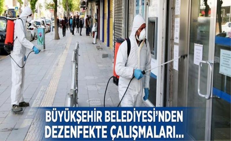 Van’da dezenfekte çalışmaları sürüyor