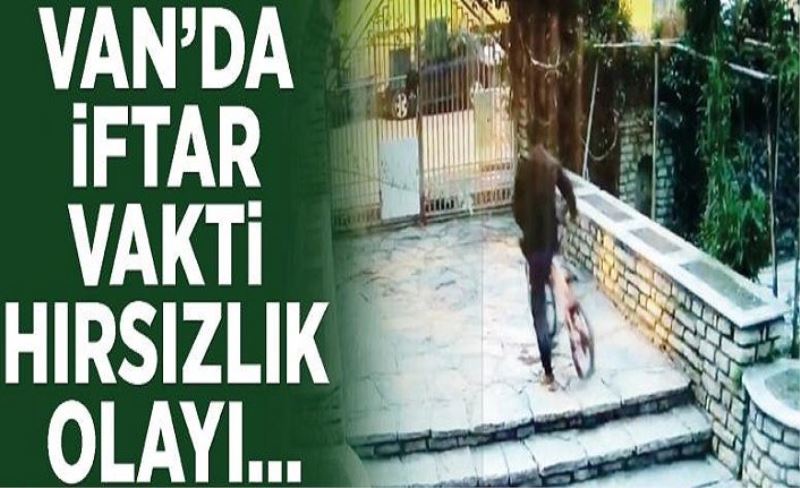 Van’da iftar vakti hırsızlık olayı…