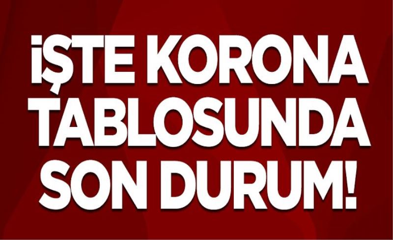 1 Haziran koronavirüs tablosu! Vaka, Hasta, ölü sayısı ve son durum açıklandı