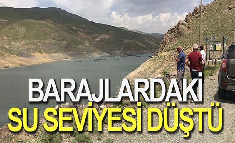 Barajlardaki su seviyesi düştü