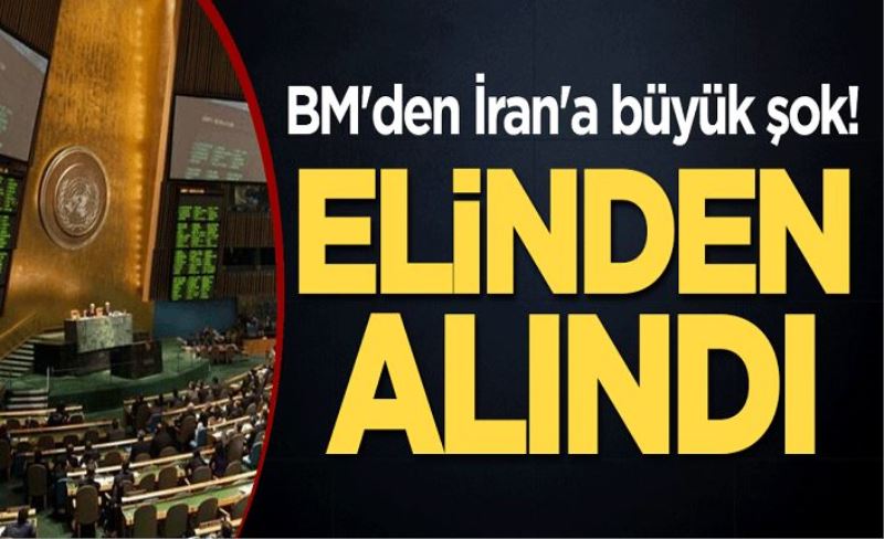 BM'den İran'a büyük şok! Elinden alındı