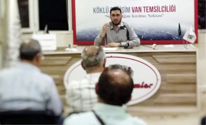 İlahiyatçı Yazar İmamoğlu, Van'daki panelde konuştu