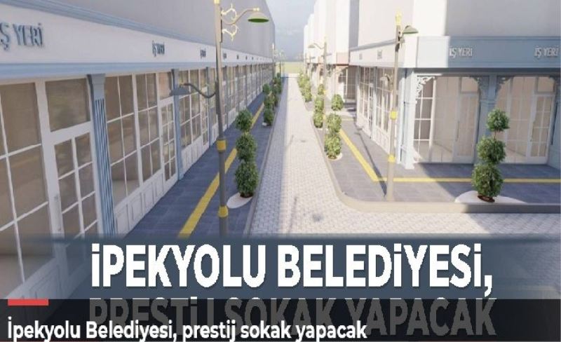 İpekyolu Belediyesi, prestij sokak yapacak