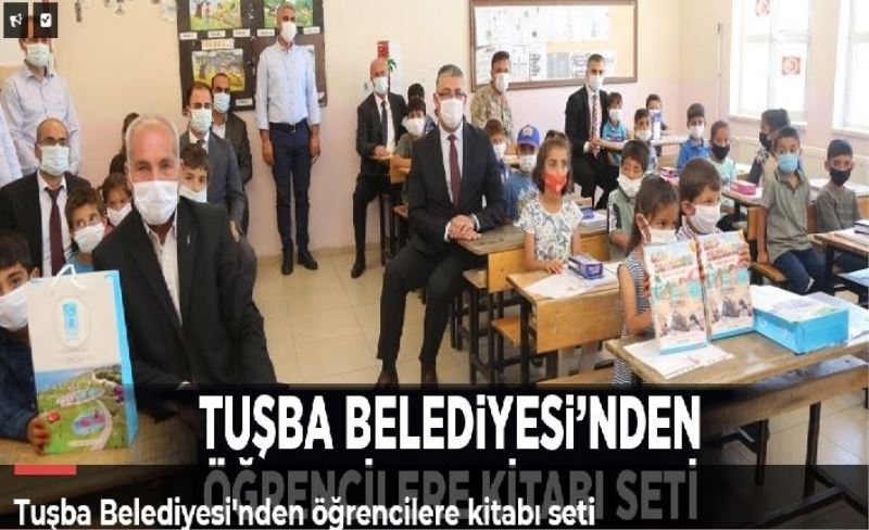 Tuşba Belediyesi'nden öğrencilere kitap seti