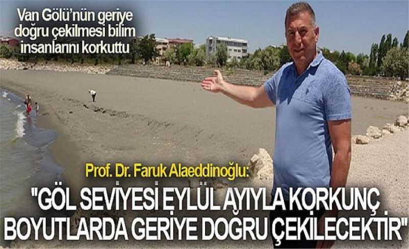 Van Gölü’nün geriye doğru çekilmesi bilim insanlarını korkuttu