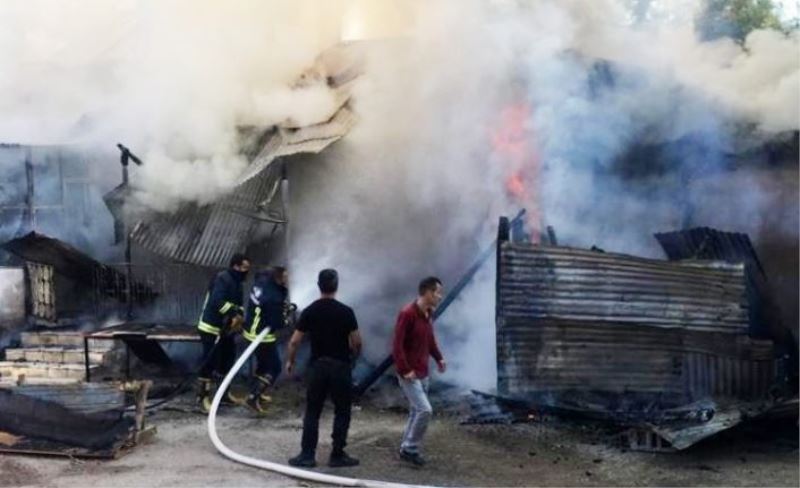 Van’da korkutan yangın