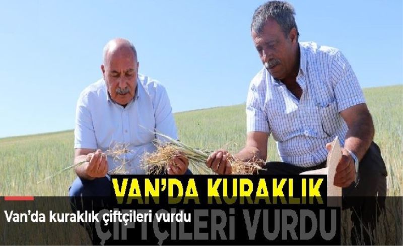 Van’da kuraklık çiftçileri vurdu