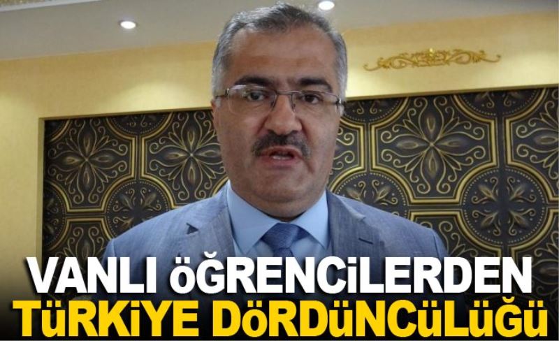 Vanlı öğrencilerden Türkiye dördüncülüğü