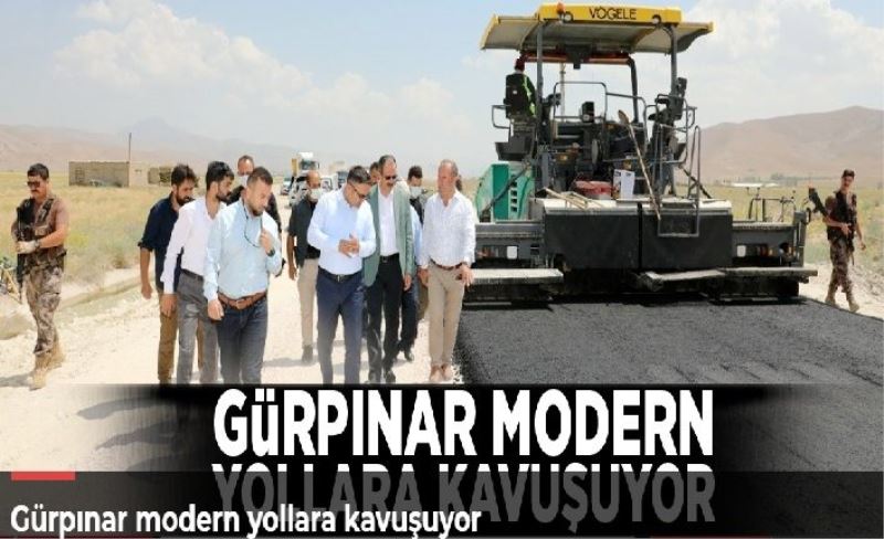 Gürpınar modern yollara kavuşuyor