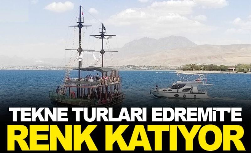 Tekne turları Edremit'e renk katıyor