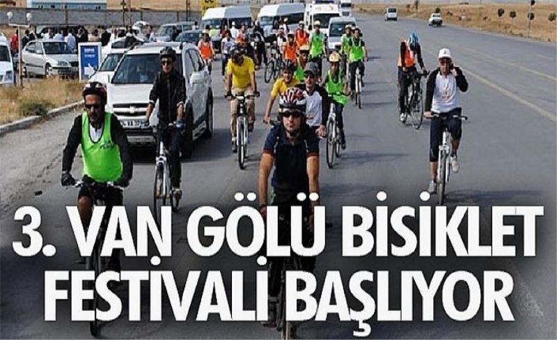 3. Van Gölü Bisiklet Festivali başlıyor