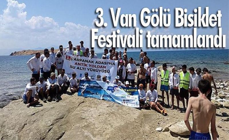 3. Van Gölü Bisiklet Festivali tamamlandı