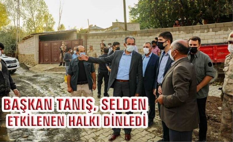 Başkan Tanış, selzedelerle bir araya geldi