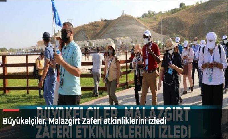 Büyükelçiler, Malazgirt Zaferi etkinliklerini izledi