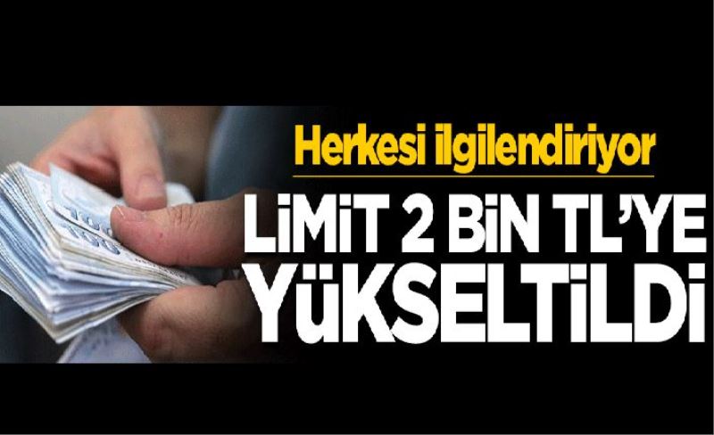 FAST'te limit 2 bin liraya yükseltildi!