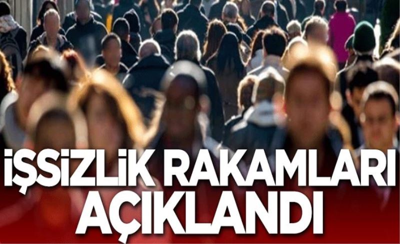 İşsizlik rakamları açıklandı